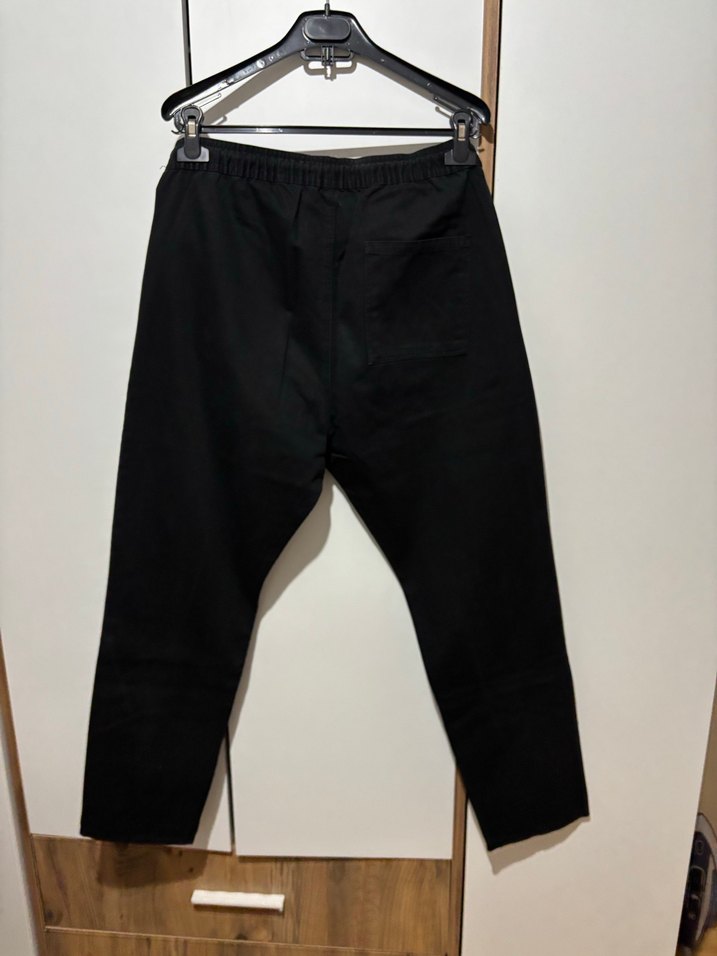 Siyah Lastikli Erkek Denim Pantolon - Görsel 4