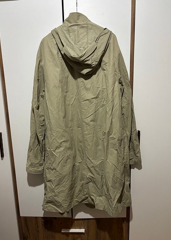 Bej Düğmeli Erkek Trençkot - Görsel 10