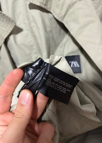 Bej Düğmeli Erkek Trençkot - Görsel 9