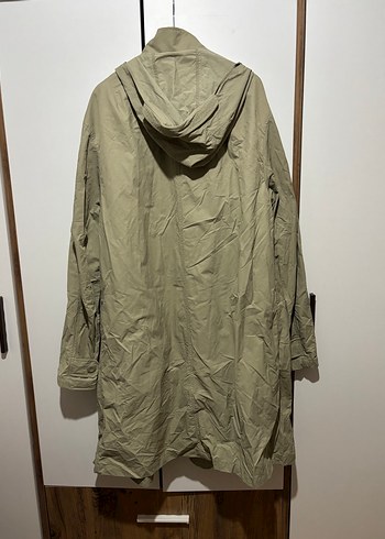 Bej Düğmeli Erkek Trençkot - Görsel 7