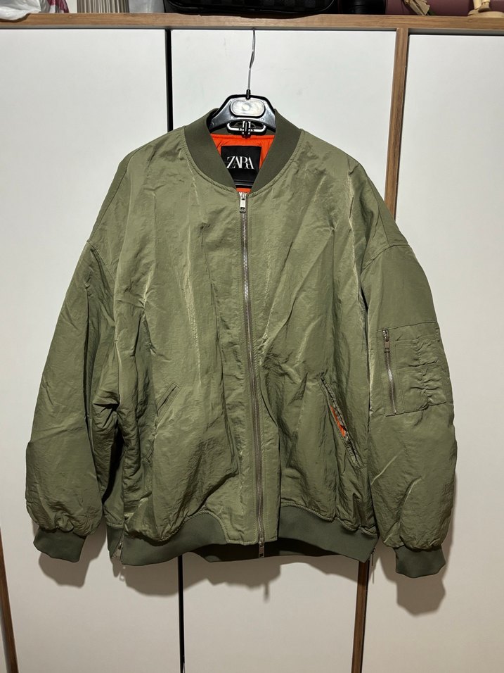 Zara bomber Oversize  Ceket - Görsel 4