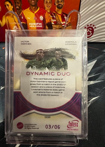 Osimhen ve lookman Altın Renkli Dinamik İkili Rozeti - Görsel 2