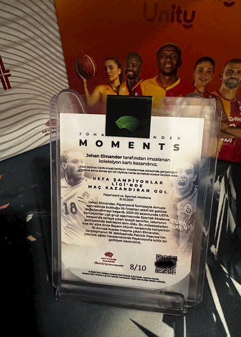 Johan Elmander İmzalı /10 kart - Görsel 2