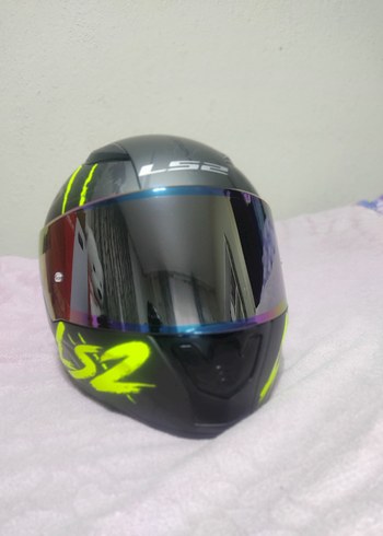 Renkli Baskılı Biker Motosiklet Kaskı - Görsel 2