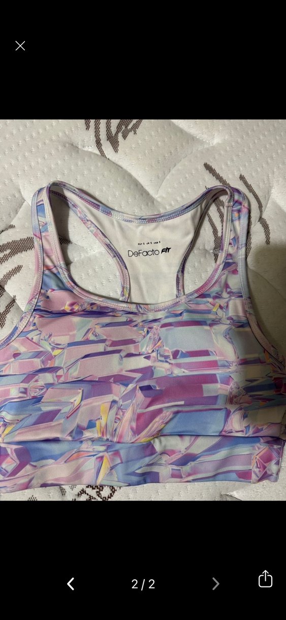 Mor Pastel Batik Desenli Kadın Spor Takımı - Görsel 2