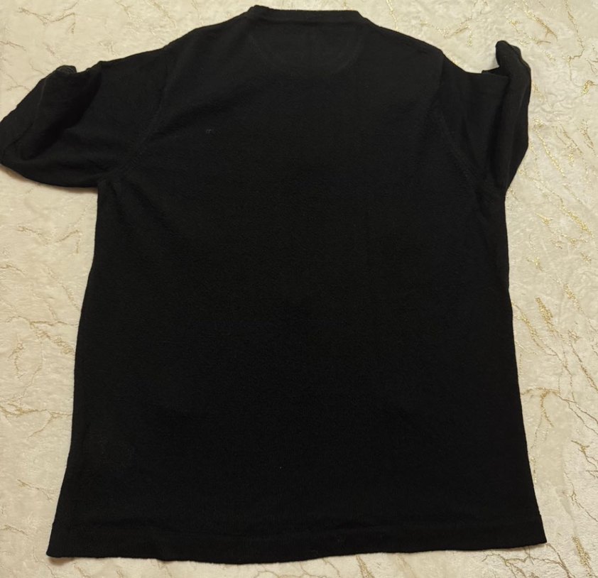 Kız Çocuk Siyah Kısa Kollu Fiyonklu Tişört - Görsel 2