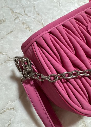 Miu Miu Zincir Detaylı Pembe Kadın Çanta - Görsel 4