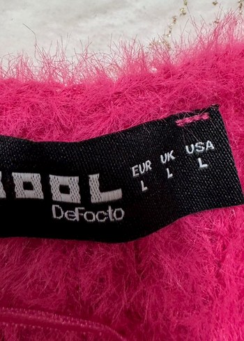 Pembe Mini Triko Kadın Hırka - Görsel 3