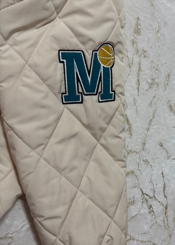 Nakışlı Beyaz Street Wear Kadın Ceket - Görsel 3