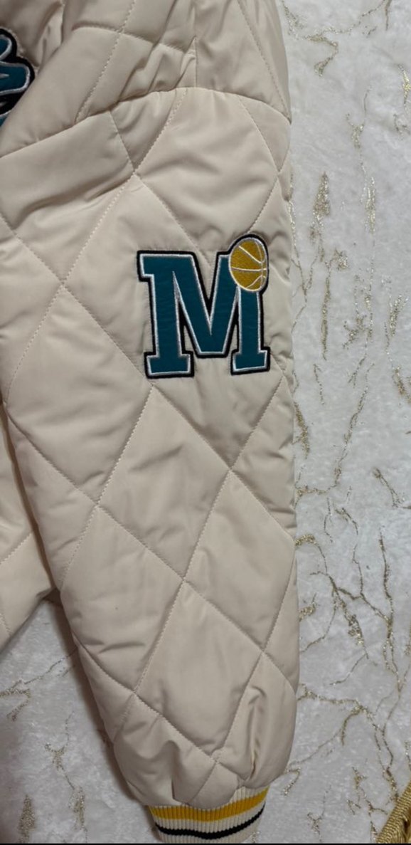 Nakışlı Beyaz Street Wear Kadın Ceket - Görsel 3