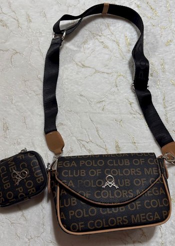 Kahverengi Baskılı Deri Kadın Çanta - Görsel 3