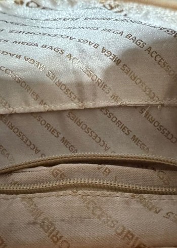 Kahverengi Baskılı Deri Kadın Çanta - Görsel 5