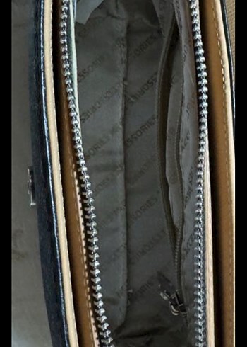 Kahverengi Baskılı Deri Kadın Çanta - Görsel 6