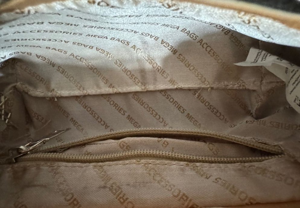 Kahverengi Baskılı Deri Kadın Çanta - Görsel 5