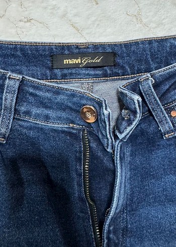 Tokalı Lacivert Kadın Skinny Jean - Görsel 3