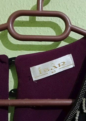 Uzun Mor Siyah Drapeli Gotik Elbise - Görsel 2