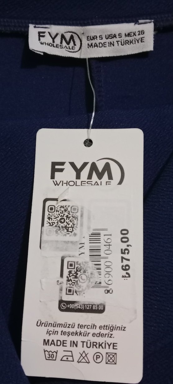 Düğmeli Lacivert Kadın Blazer Ceket ikili takım - Görsel 3