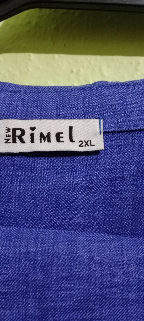 Mor Keten Düğmeli Kadın Gömlek ikili takım - Görsel 2