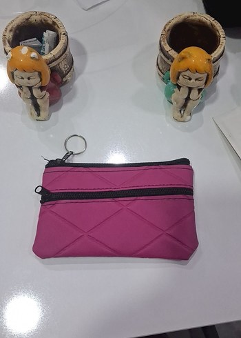 Kadın Çok Renkli Fermuarlı Clutch Cüzdan - Görsel 11