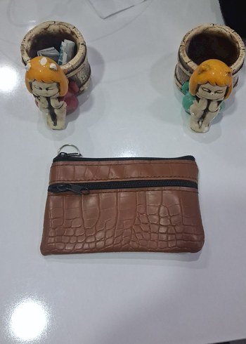 Kadın Çok Renkli Fermuarlı Clutch Cüzdan - Görsel 3