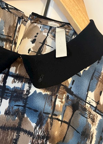 Dik Yaka, mini elbise - Görsel 2