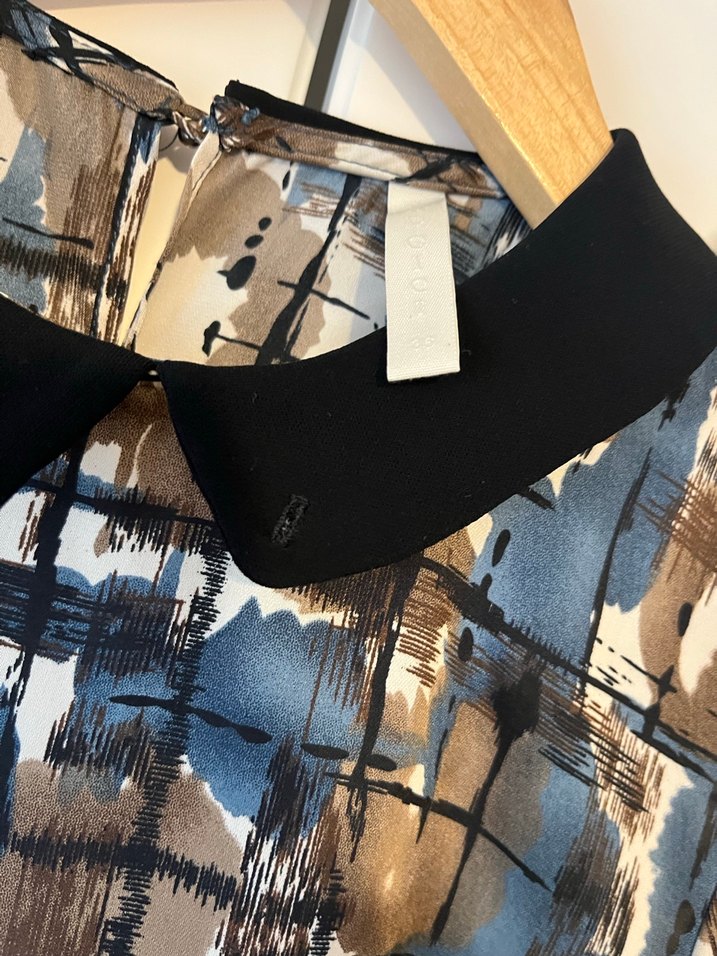 Dik Yaka, mini elbise - Görsel 2