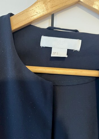 H&M Siyah Salaş Uzun ceket - Görsel 2