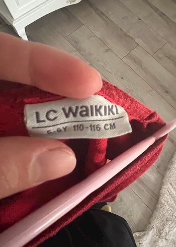 Kız Çocuk Bordo Kısa Kollu Elbise - Görsel 2