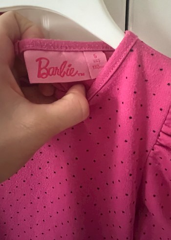 Uzun Kollu, Fırfırlı Pembe Kız Çocuk Elbise - Görsel 2