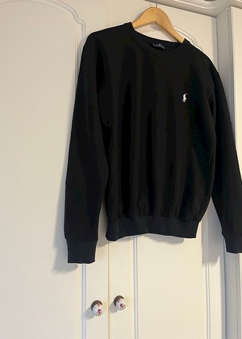 Siyah Erkek Sweatshirt Uzun Kollu - Görsel 2