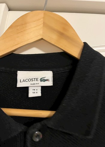 Lacoste Düğmeli Siyah Erkek Kazak - Görsel 2