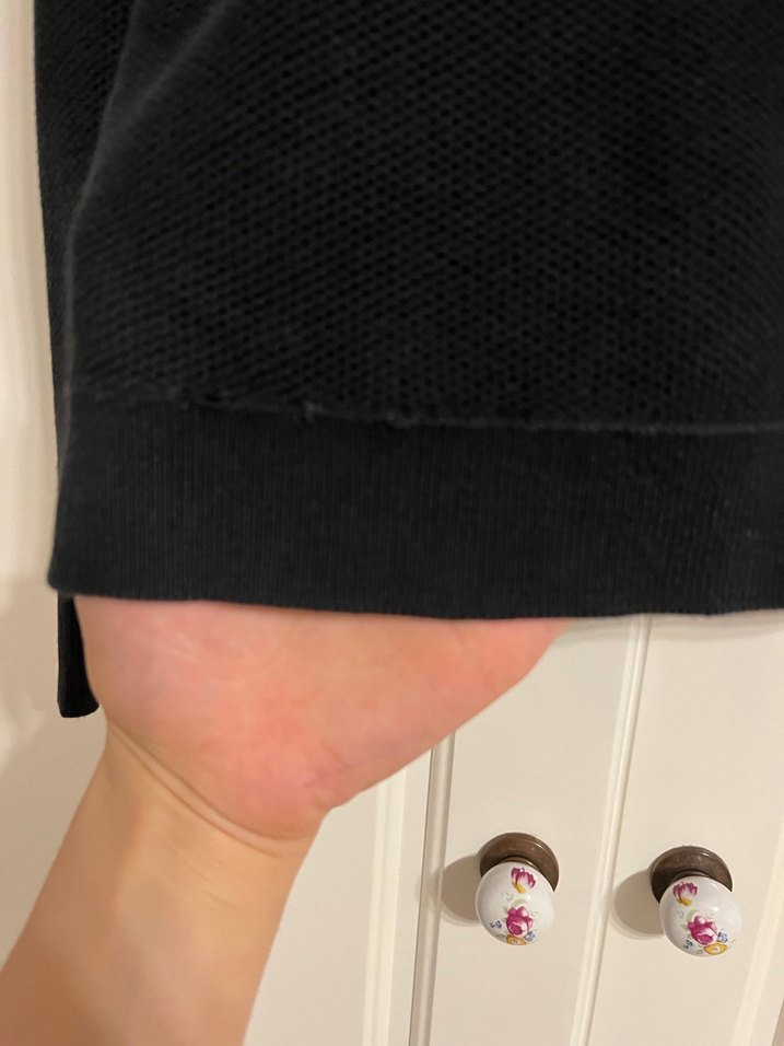 Lacoste Düğmeli Siyah Erkek Kazak - Görsel 3