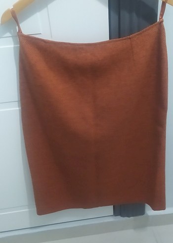 Kahverengi Midi Kalem Etek kışlık - Görsel 2