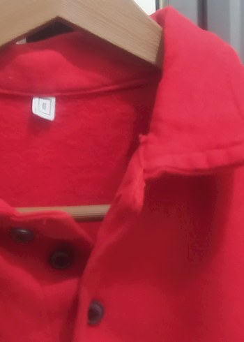 Gri Çizgili Kırmızı Erkek Sweatshirt - Görsel 2