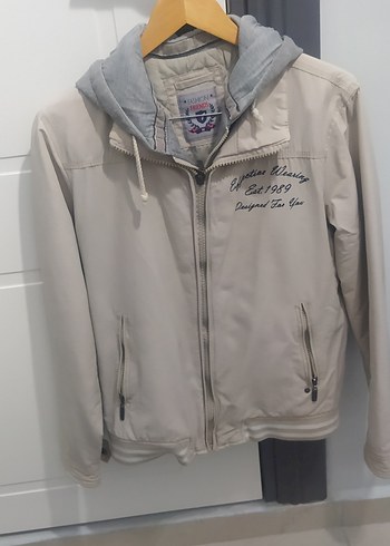 Gri Fermuarlı Erkek Ceket Midi Boy - Görsel 7