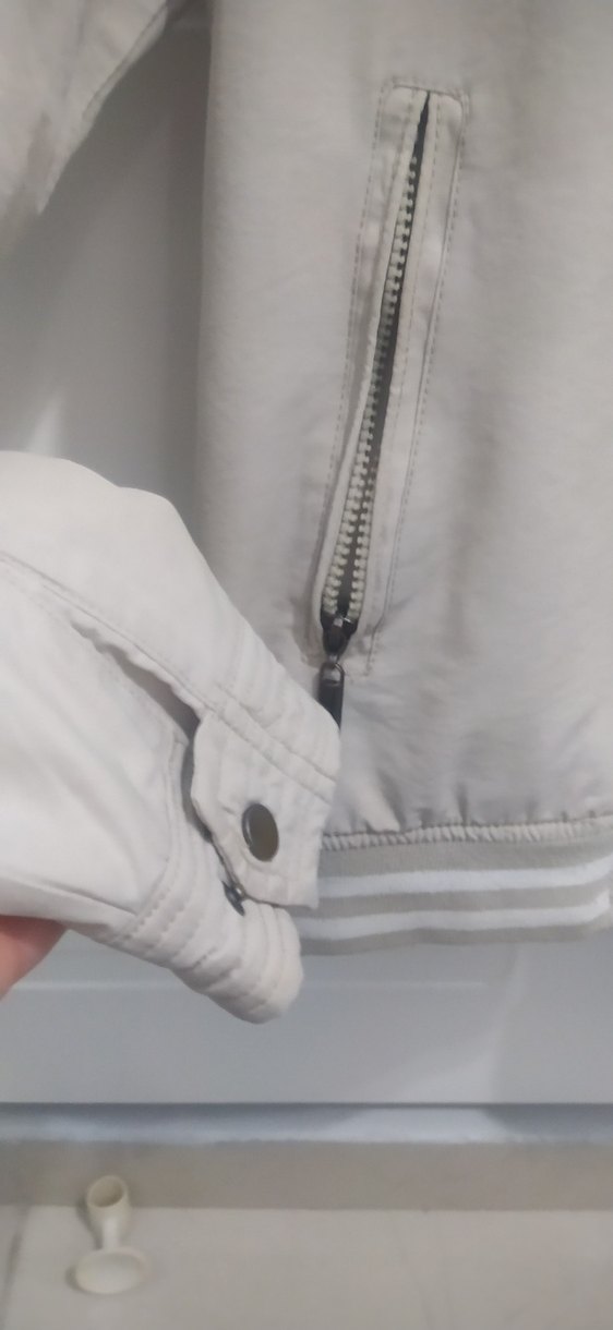 Gri Fermuarlı Erkek Ceket Midi Boy - Görsel 3