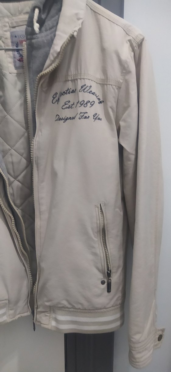 Gri Fermuarlı Erkek Ceket Midi Boy - Görsel 4