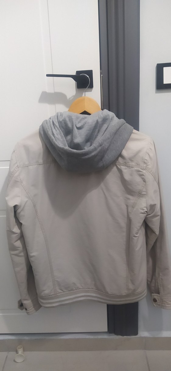 Gri Fermuarlı Erkek Ceket Midi Boy - Görsel 5