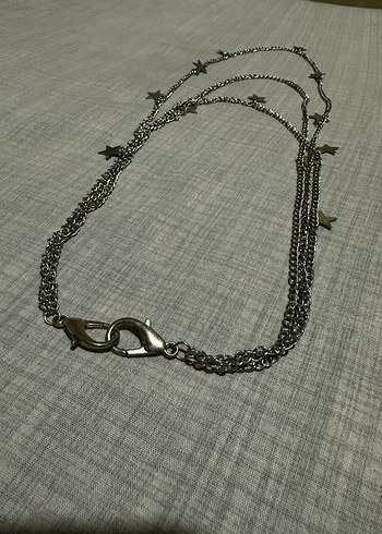 Yıldız Detaylı Gri Zincir Pantolon Aksesuarı - Görsel 5