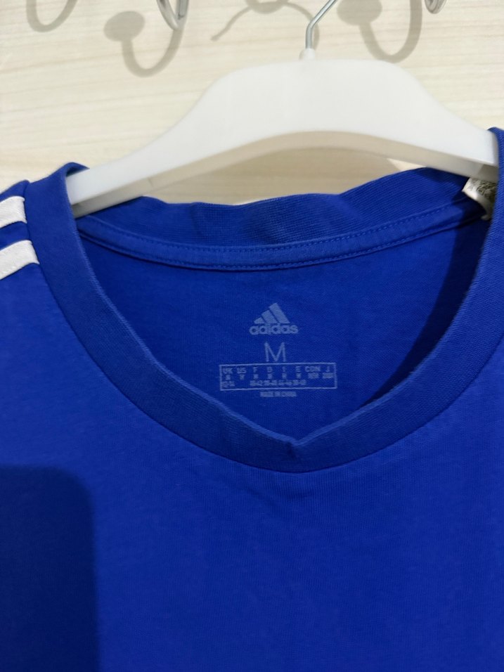 lacivert Kısa Kollu Adidas Tişört - Görsel 2