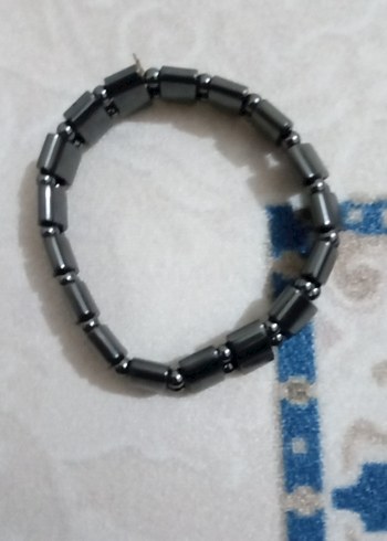 Siyah Elastik erkek-Kadın Bileklik - Görsel 5