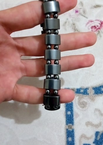 Siyah Elastik erkek-Kadın Bileklik - Görsel 3