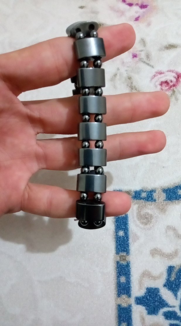 Siyah Elastik erkek-Kadın Bileklik - Görsel 3