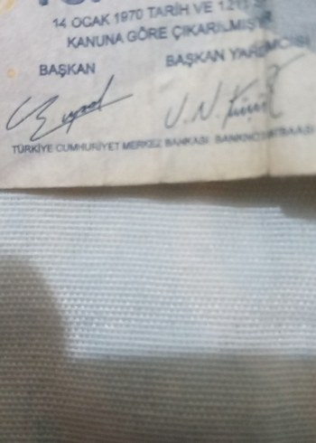 Türkiye 5 Türk Lirası Eski Banknot Seti - Görsel 3