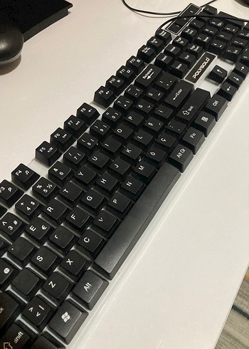 Kablolu Siyah Polygold Klavye - Görsel 3