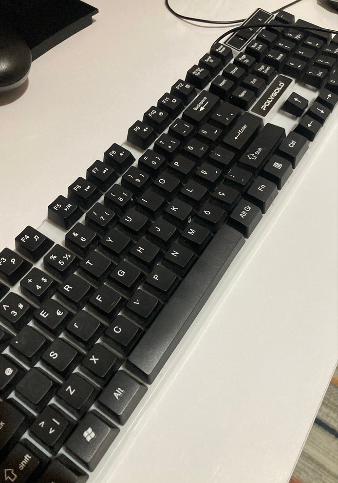 Kablolu Siyah Polygold Klavye - Görsel 3