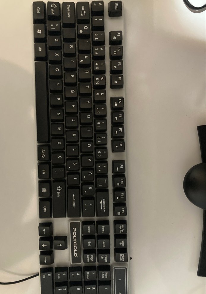 Kablolu Siyah Polygold Klavye - Görsel 2