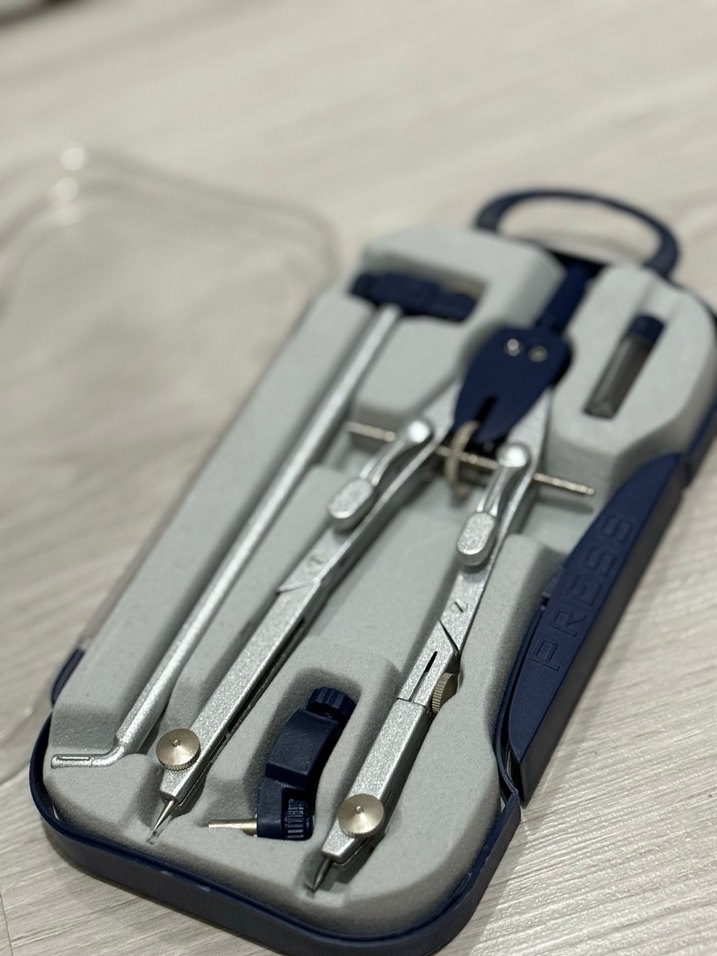 Brons Profesyonel Pergel Seti - Görsel 3