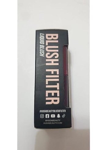 Burgundy Sıvı Allık - Huda Beauty Blush Filter - Görsel 3