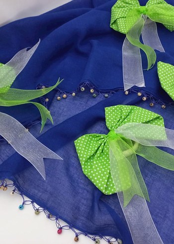 yeşil puantiyeli tül kuyruklu Saç Tokası - Görsel 9